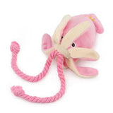 Sound-emitting cotton durable chew toys for cleaning teeth