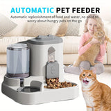 Pet Food Dispenser for Small Medium Large Cats Dogs
